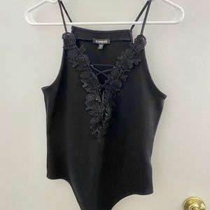 Black express body suit